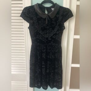 Burnout Velvet Killstar Babydoll Dress